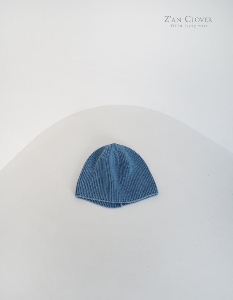 Zan Clover - Korean Children Fashion - #childofig - Washed Denim Beanie - 3