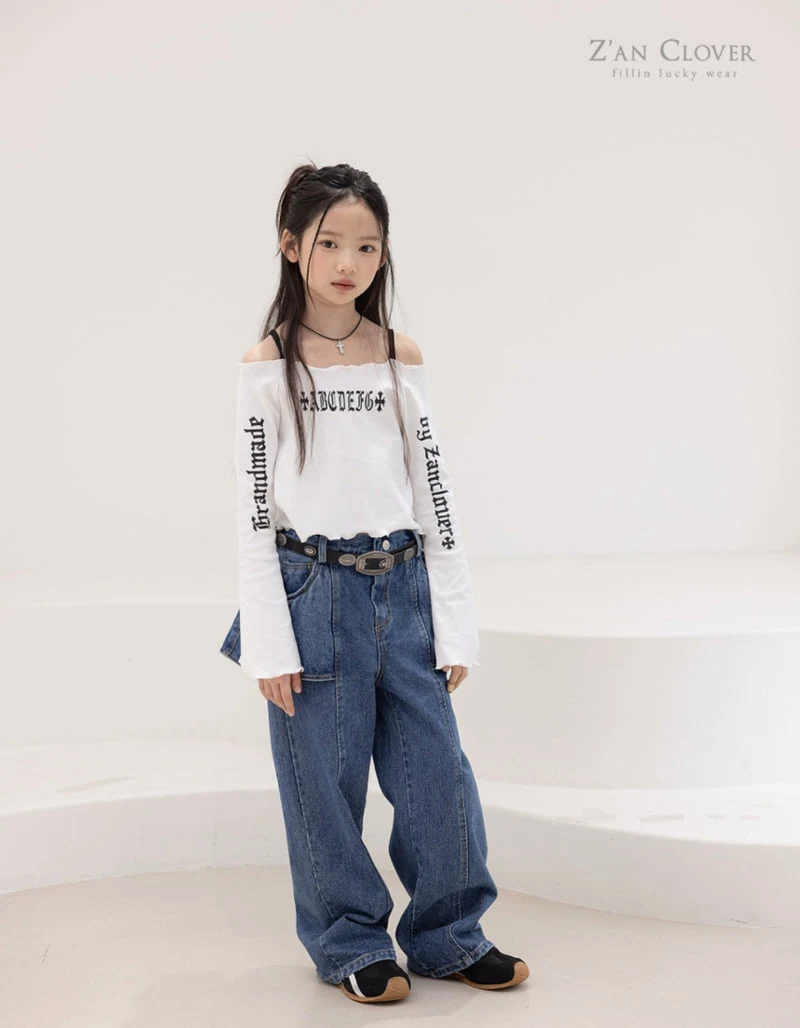 Zan Clover - Korean Children Fashion - #childofig - Denim Skort - 10
