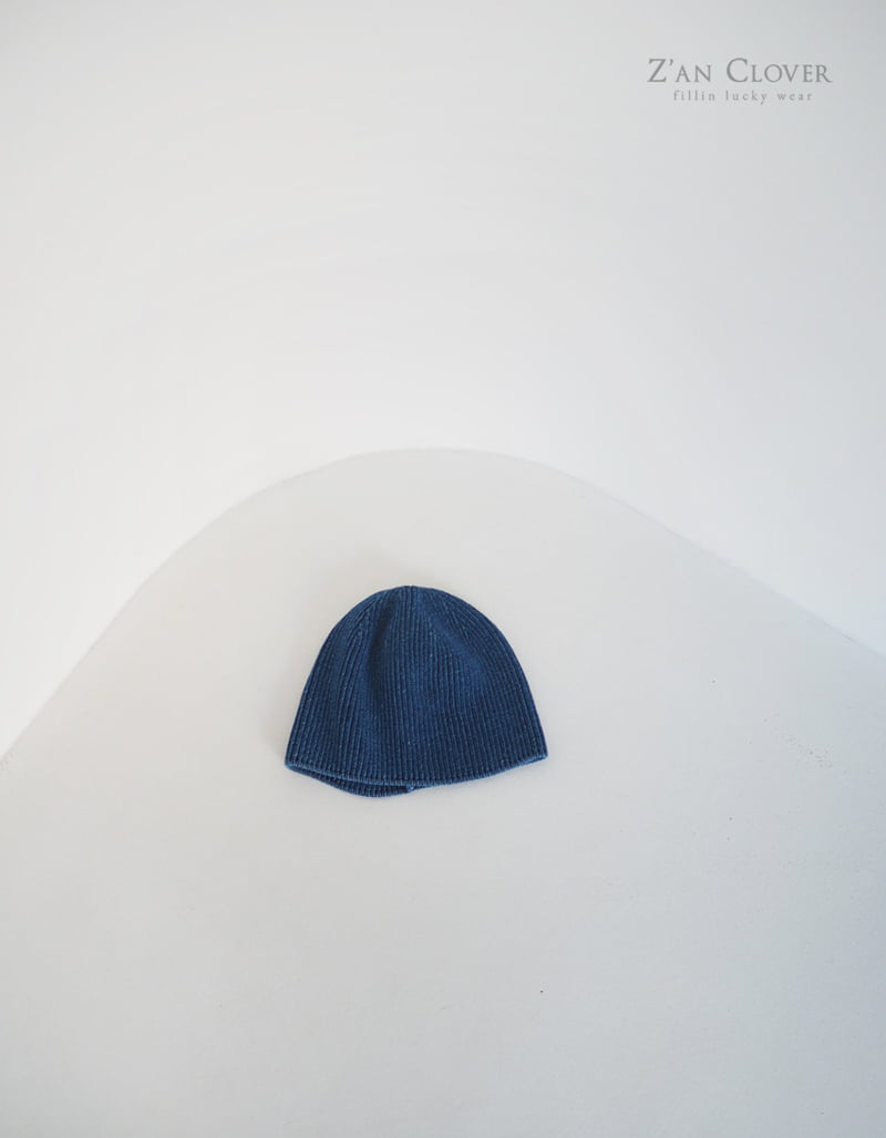 Zan Clover - Korean Children Fashion - #childofig - Washed Denim Beanie - 4