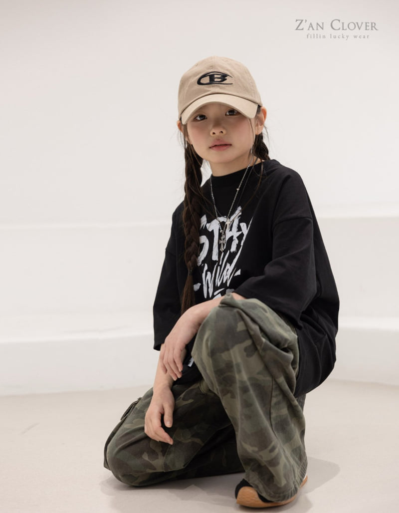 Zan Clover - Korean Children Fashion - #childrensboutique - Wide Cargo Pants - 11
