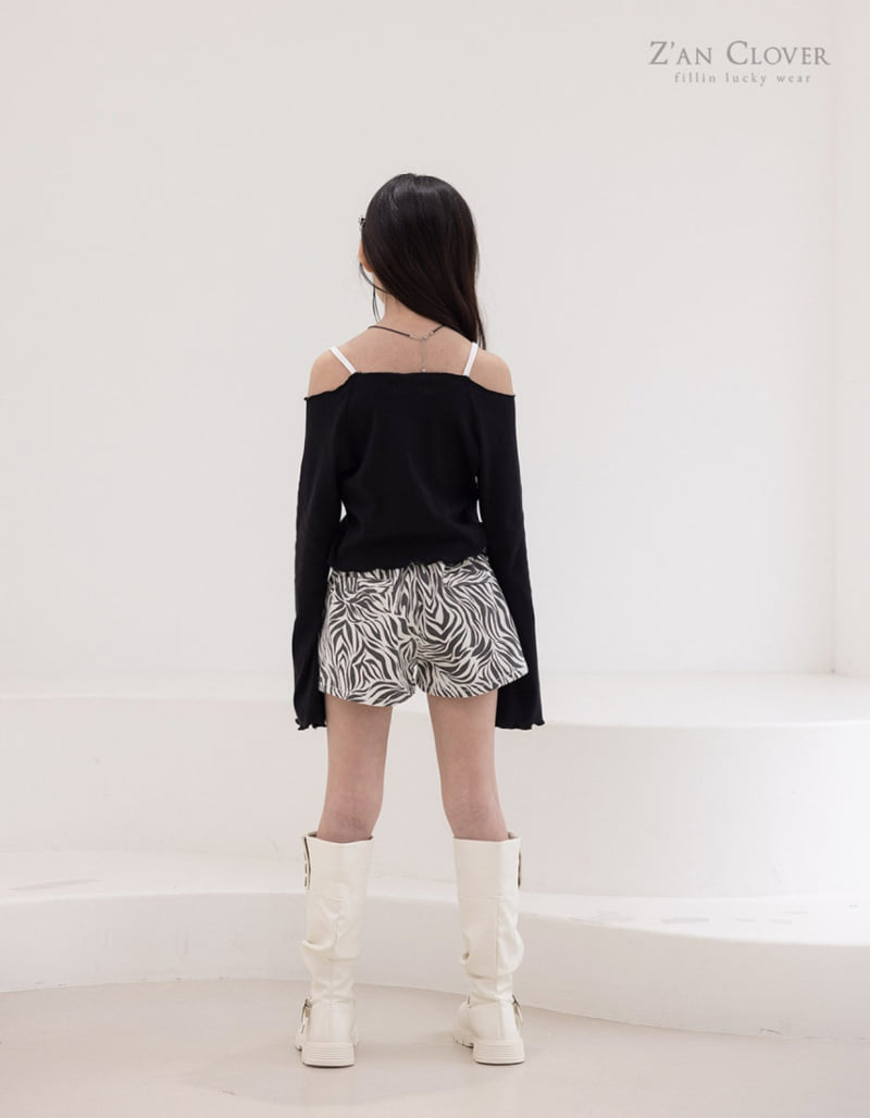 Zan Clover - Korean Children Fashion - #childrensboutique - Zebra Shorts - 10