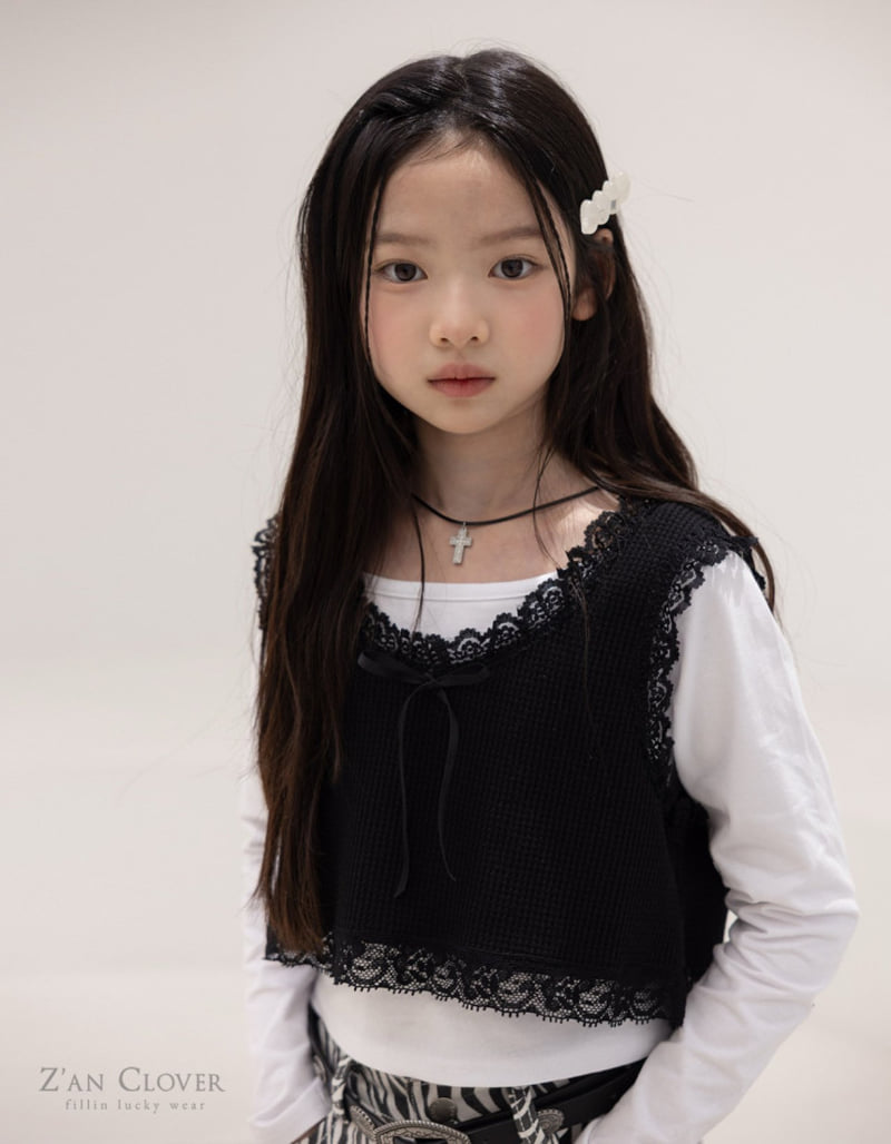 Zan Clover - Korean Children Fashion - #childrensboutique - Crop Bustier - 8