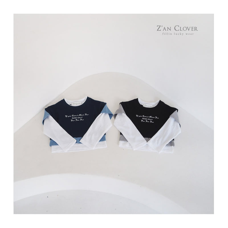 Zan Clover - Korean Children Fashion - #designkidswear - Triple Layered Tee