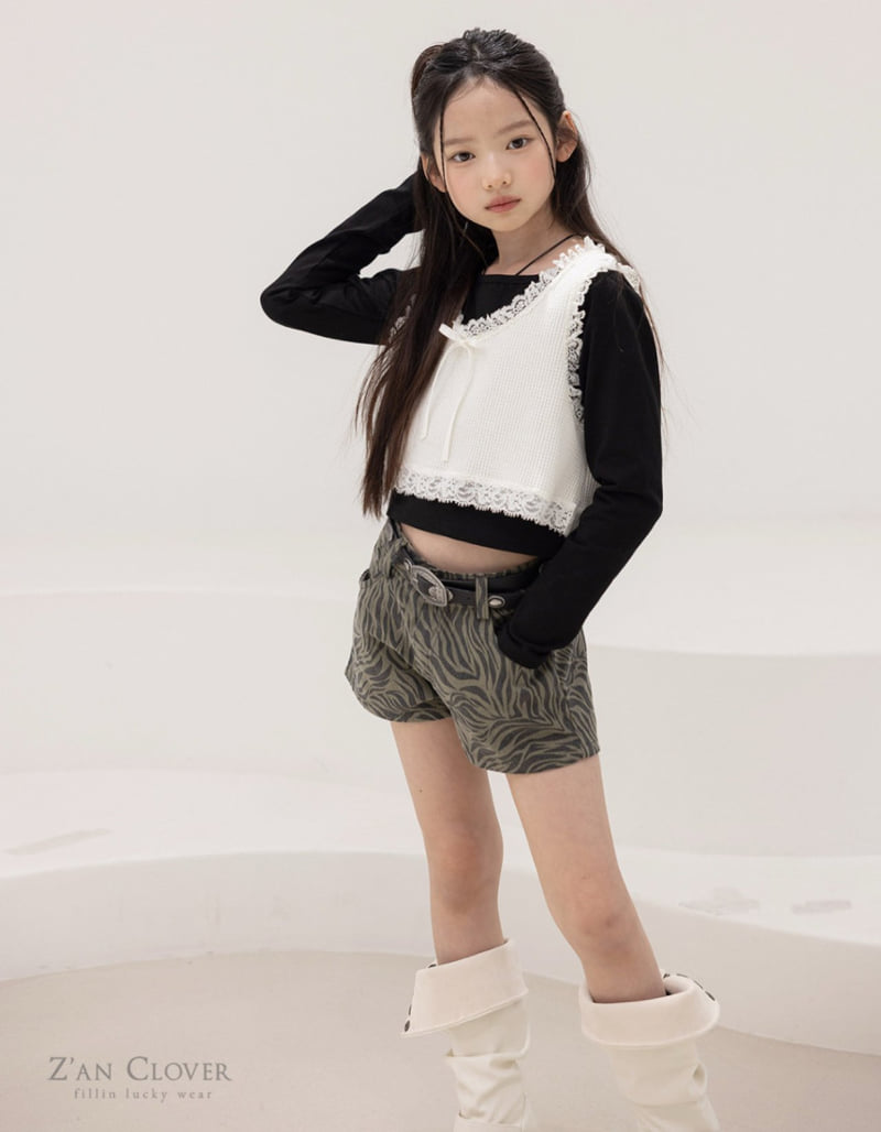 Zan Clover - Korean Children Fashion - #discoveringself - Crop Bustier - 10