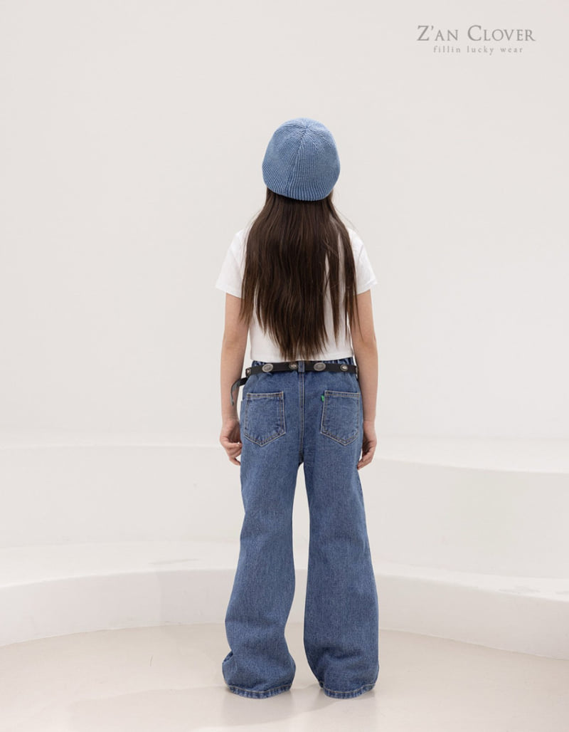 Zan Clover - Korean Children Fashion - #discoveringself - Denim Flare Pants - 9