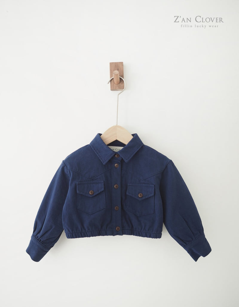 Zan Clover - Korean Children Fashion - #fashionkids - Classic Crop Jacket (Kids) - 6
