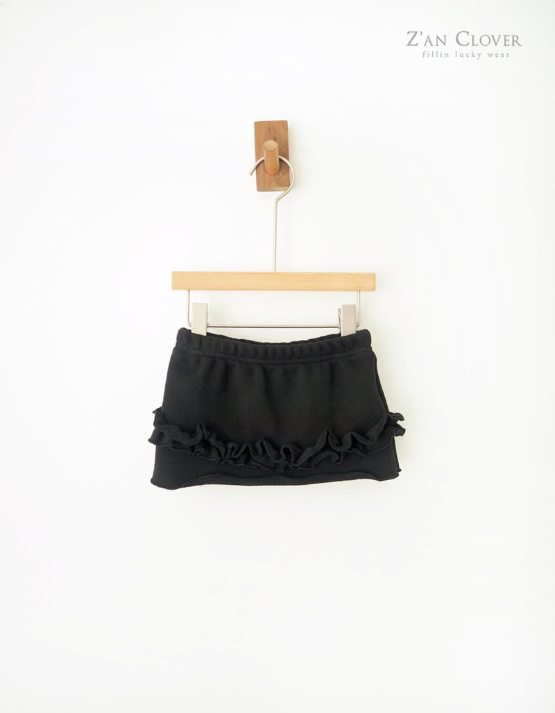 Zan Clover - Korean Children Fashion - #fashionkids - Frill Sweat Skirt - 7