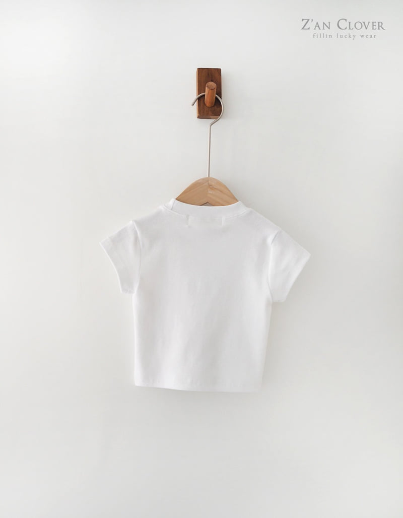 Zan Clover - Korean Children Fashion - #kidsshorts - Puppy Lace Tee - 5