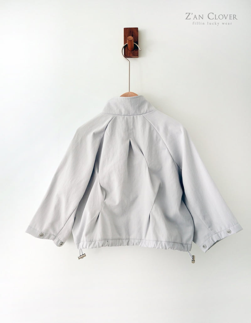 Zan Clover - Korean Children Fashion - #kidsshorts - Balloon Fit String Zip-Up (Junior) - 6