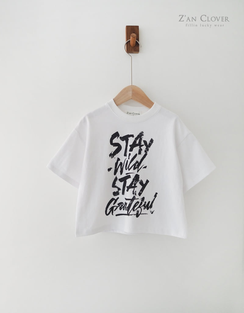 Zan Clover - Korean Children Fashion - #fashionkids - Stay Boxy Tee - 4