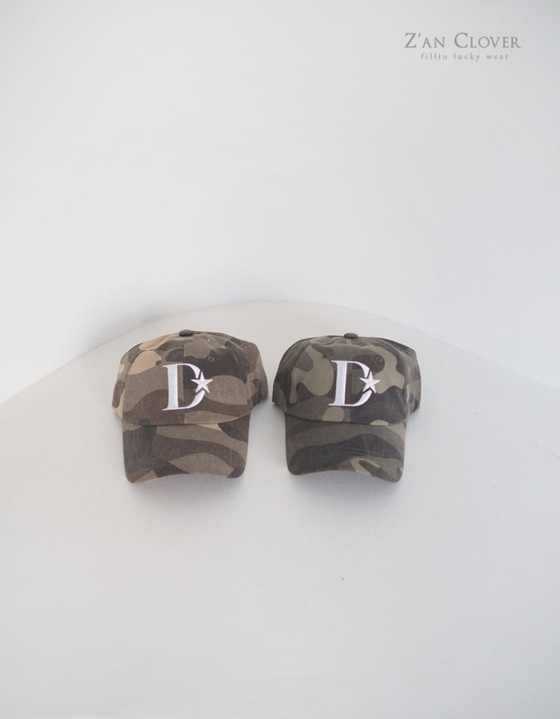 Zan Clover - Korean Children Fashion - #kidsshorts - Camo Ball Cap - 3