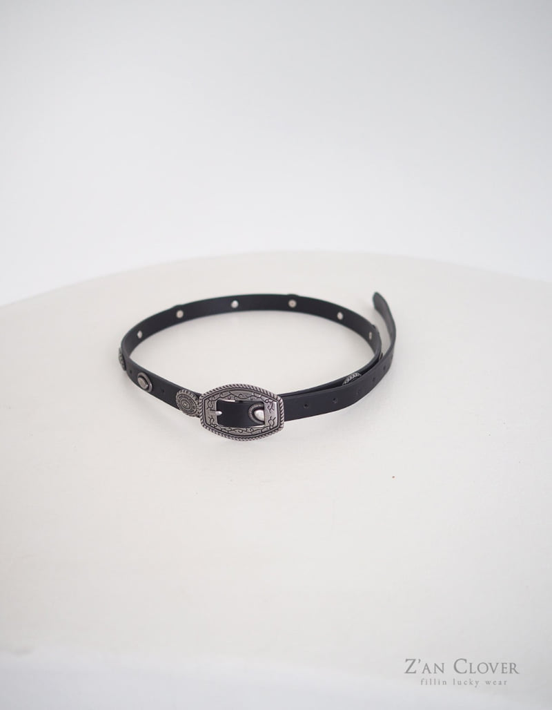 Zan Clover - Korean Children Fashion - #kidsshorts - Oval Concho Belt - 2