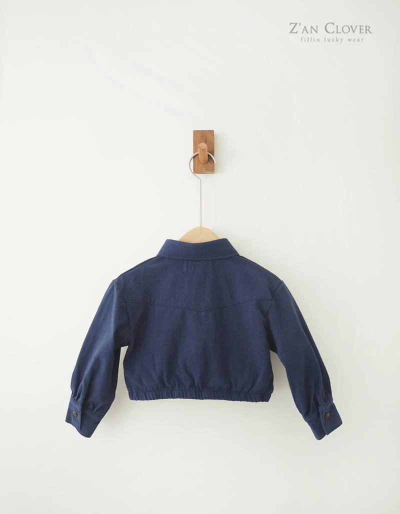 Zan Clover - Korean Children Fashion - #kidsstore - Classic Crop Jacket (Junior) - 7