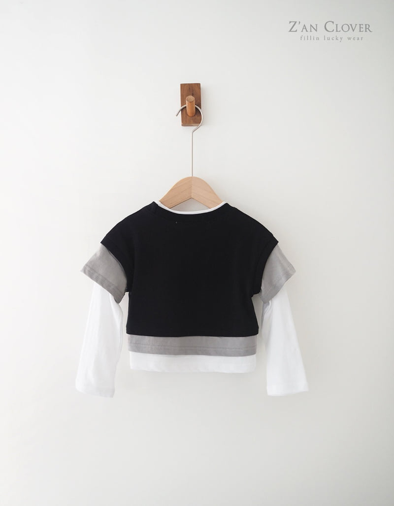 Zan Clover - Korean Children Fashion - #kidsstore - Triple Layered Tee - 5