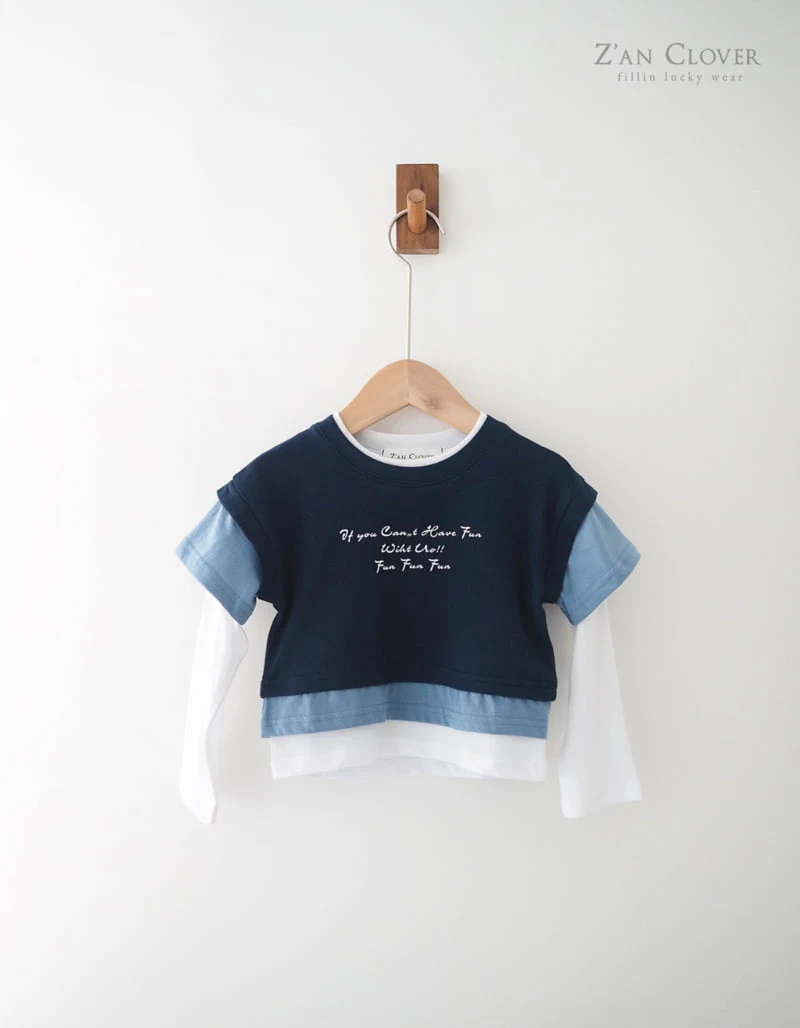 Zan Clover - Korean Children Fashion - #kidzfashiontrend - Triple Layered Tee - 6