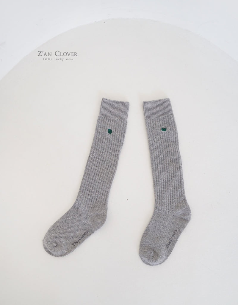 Zan Clover - Korean Children Fashion - #littlefashionista - Clover Over-Knee Socks - 8