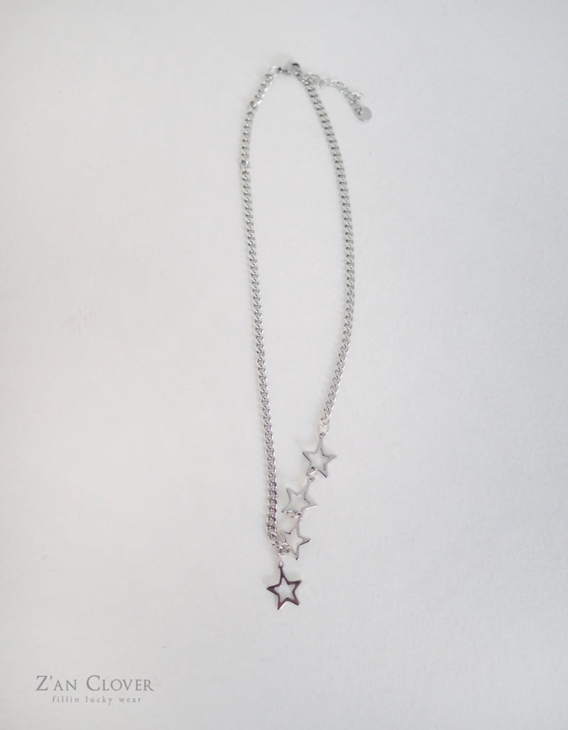 Zan Clover - Korean Children Fashion - #magicofchildhood - Four Star Necklace - 3