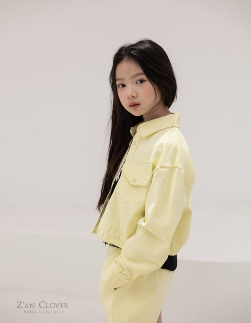 Zan Clover - Korean Children Fashion - #magicofchildhood - Classic Crop Jacket (Kids) - 12