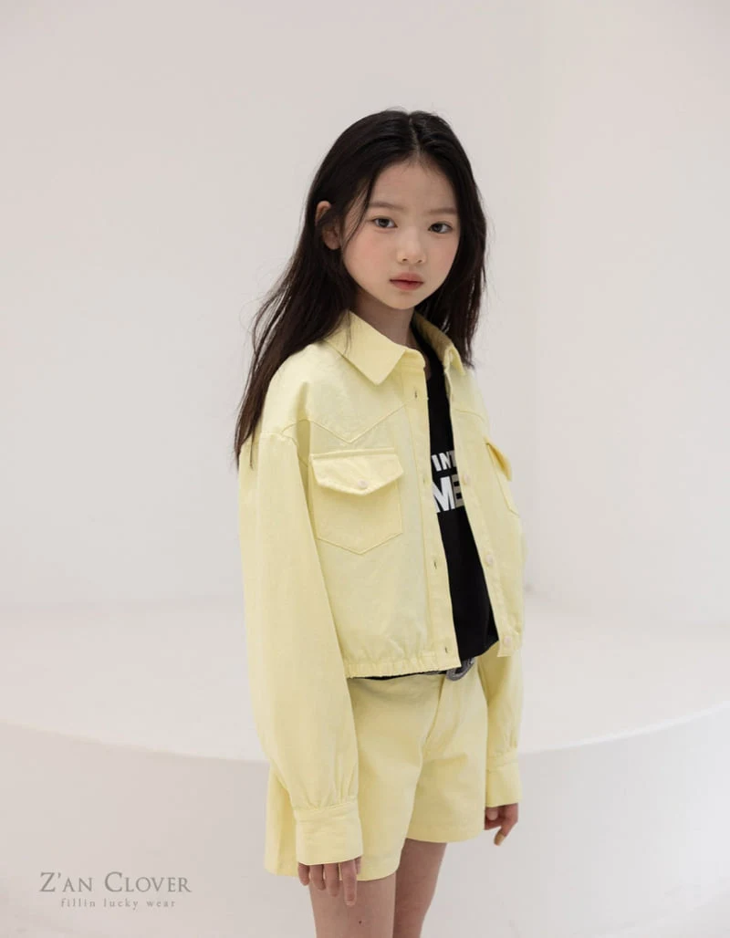 Zan Clover - Korean Children Fashion - #magicofchildhood - Classic Crop Jacket (Junior) - 11