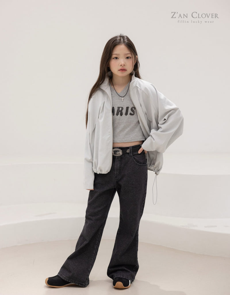 Zan Clover - Korean Children Fashion - #magicofchildhood - Balloon Fit String Zip-Up (Junior) - 11