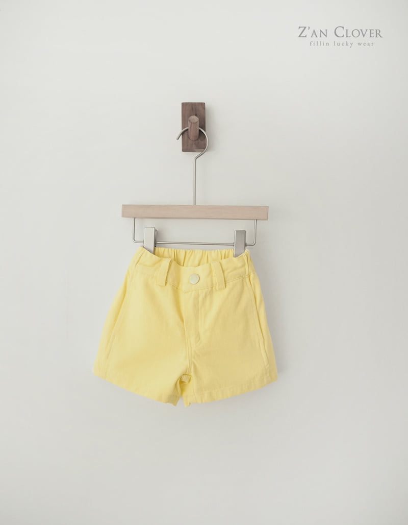 Zan Clover - Korean Children Fashion - #littlefashionista - Short Cotton Pants - 4