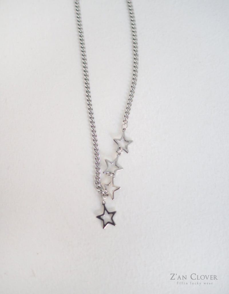 Zan Clover - Korean Children Fashion - #magicofchildhood - Four Star Necklace - 4