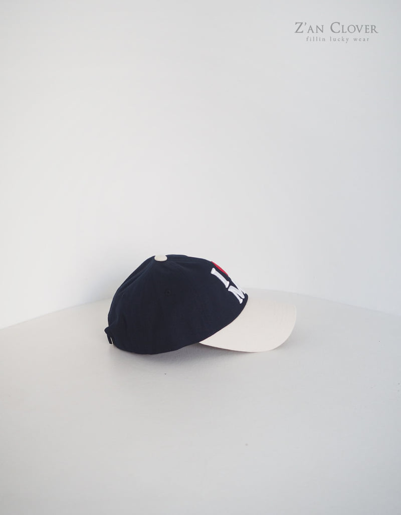 Zan Clover - Korean Children Fashion - #minifashionista - I Love Ball Cap - 7