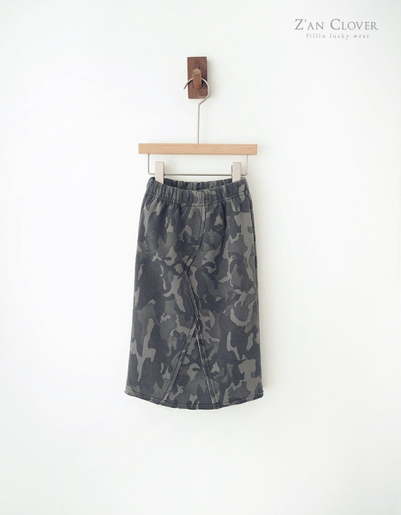 Zan Clover - Korean Children Fashion - #prettylittlegirls - Camo Long Skirt - 6