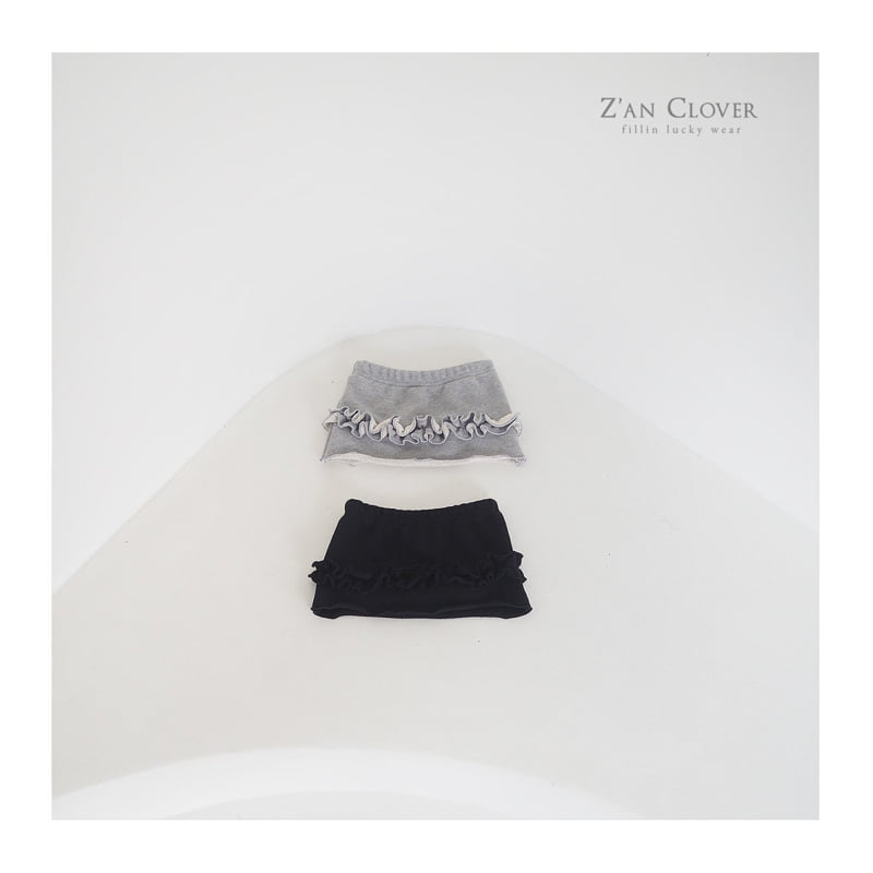 Zan Clover - Korean Children Fashion - #prettylittlegirls - Frill Sweat Skirt