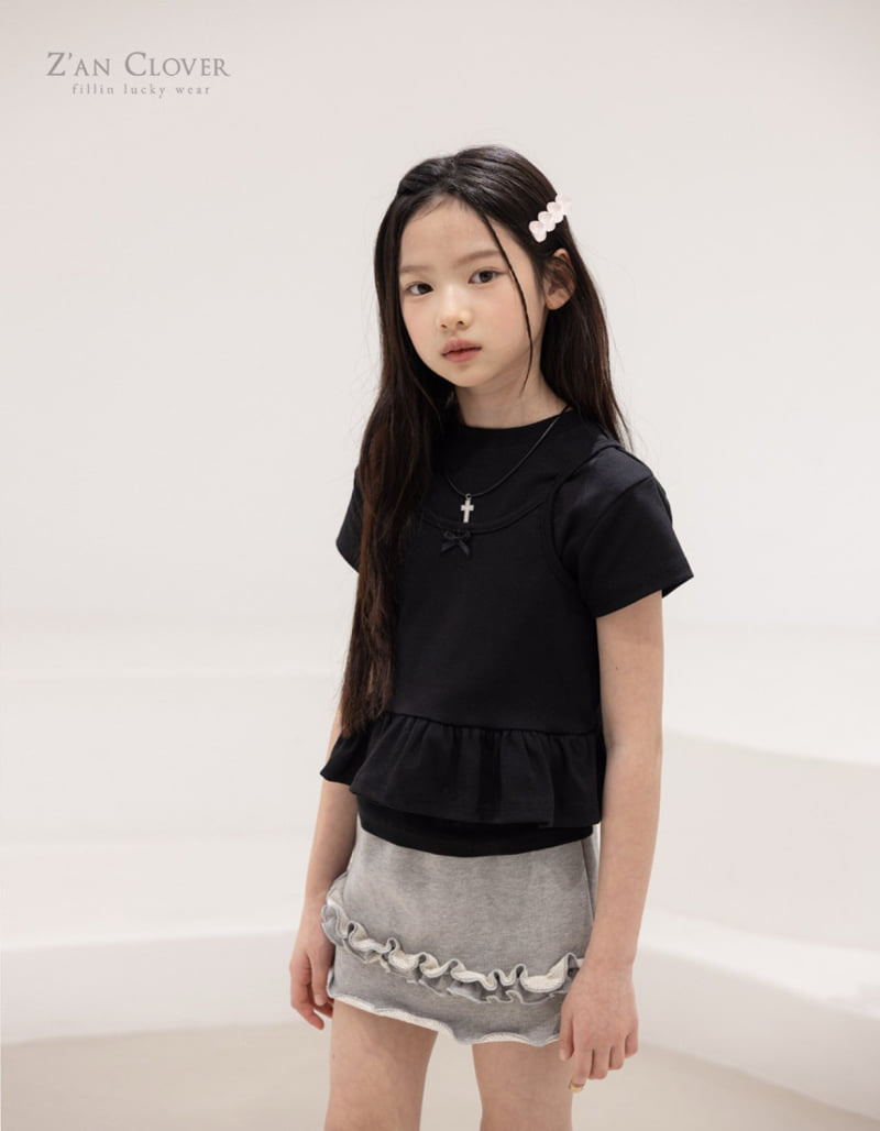 Zan Clover - Korean Children Fashion - #prettylittlegirls - Frill Bustier Set-Up - 8