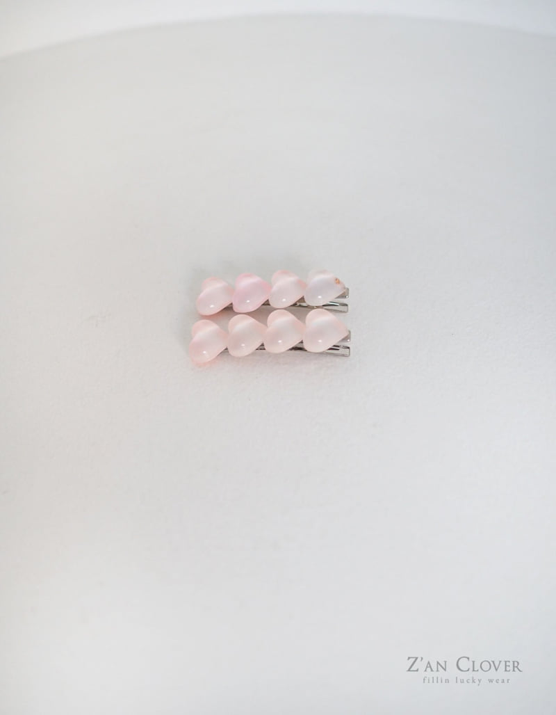Zan Clover - Korean Children Fashion - #stylishchildhood - Glossy Heart Hair Claw - 7