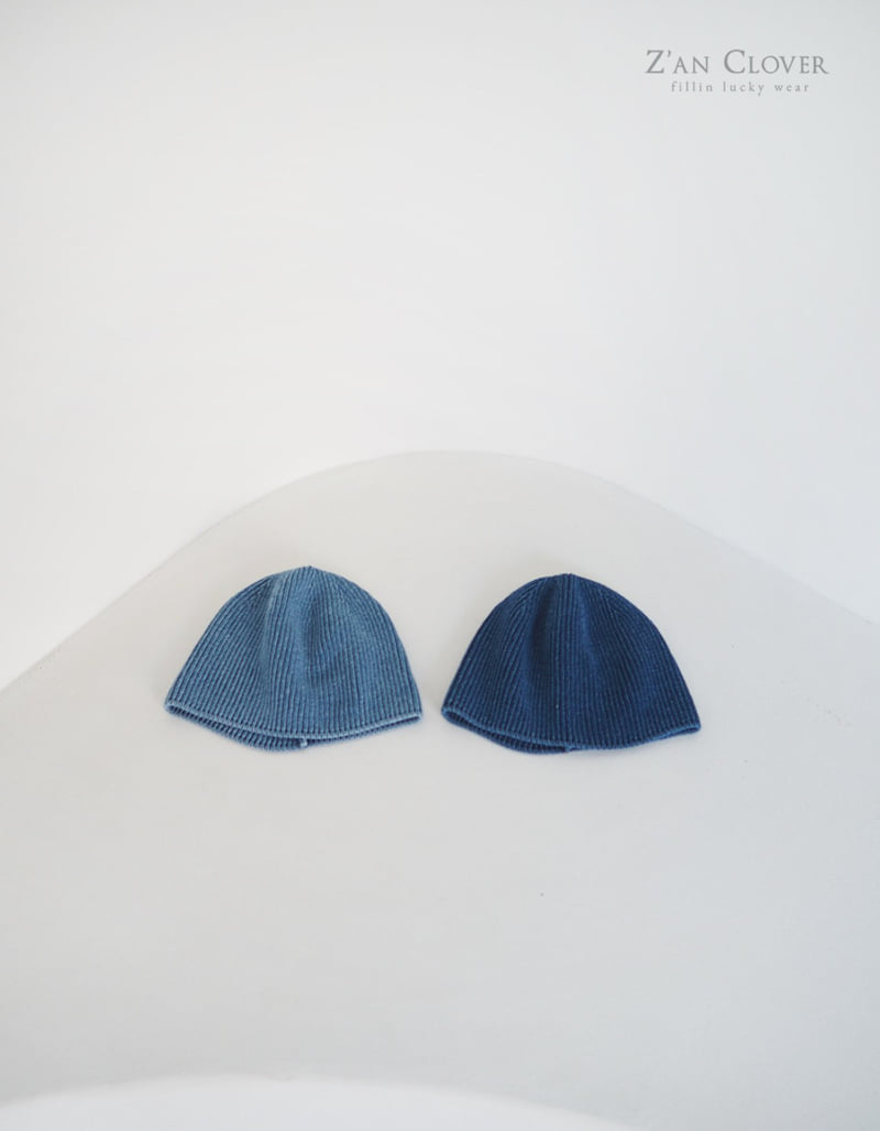 Zan Clover - Korean Children Fashion - #stylishchildhood - Washed Denim Beanie - 2