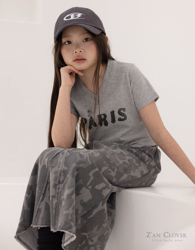 Zan Clover - Korean Children Fashion - #stylishchildhood - Hotfix Paris Tee - 12
