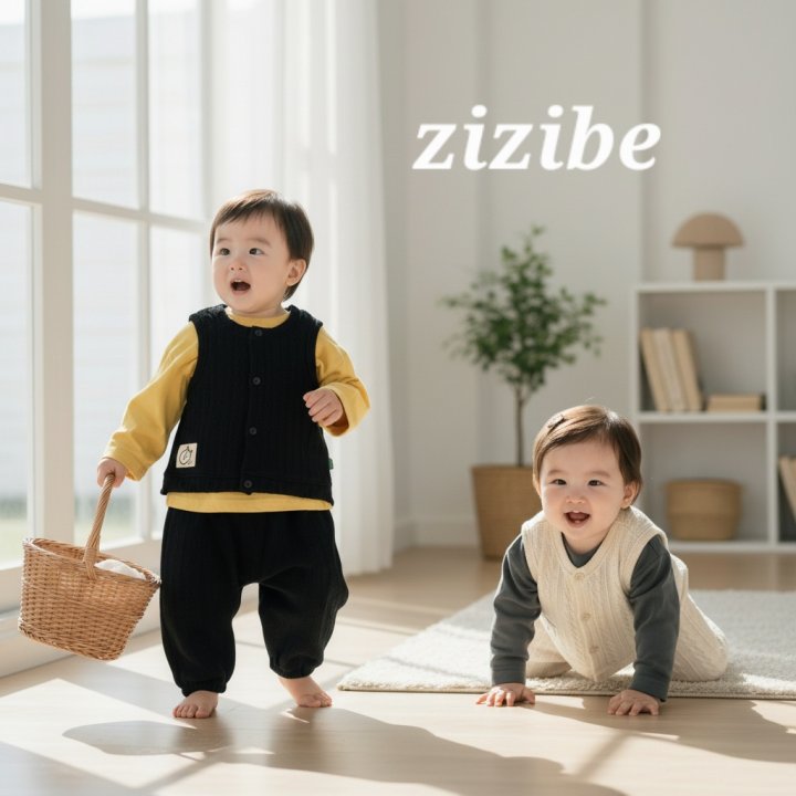 Zizibe - Korean Baby Fashion - #babyboutique - Ruby Knit Vest - 6
