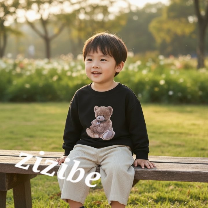 Zizibe - Korean Baby Fashion - #babyboutique - Bear Sweatshirt