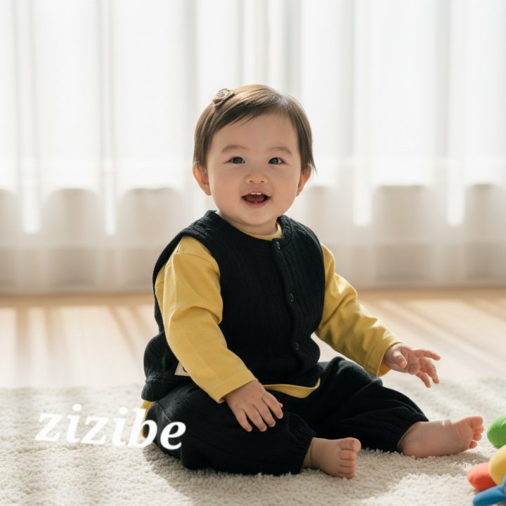 Zizibe - Korean Baby Fashion - #babyboutiqueclothing - Ruby Knit Vest - 7