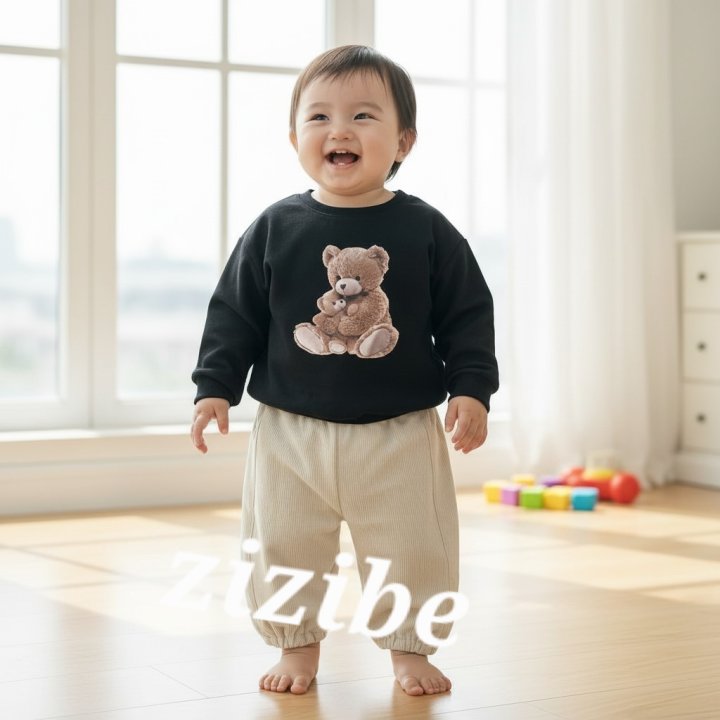 Zizibe - Korean Baby Fashion - #babyclothing - Bear Sweatshirt - 3