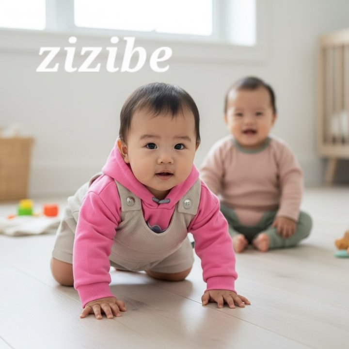 Zizibe - Korean Baby Fashion - #babyfashion - Woven Suspender Shorts - 12