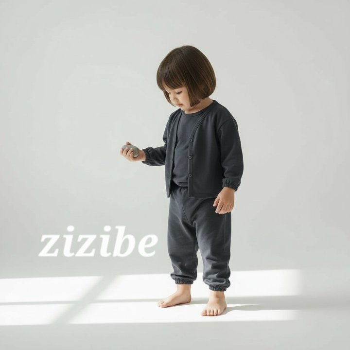 Zizibe - Korean Baby Fashion - #babyfashion - Natural Jogger Pants - 2