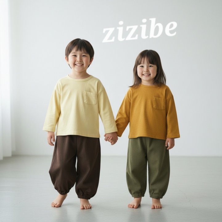Double Layer Gauze Jogger Pants by Zizibe for Baby - view 8