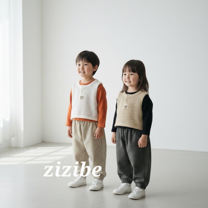 Zizibe - Korean Baby Fashion - #babyoutfit - Chrome Panda Vest - 12