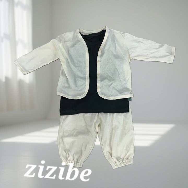 Zizibe - Korean Baby Fashion - #babyoutfit - Natural Jogger Pants - 8