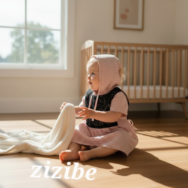 Zizibe - Korean Baby Fashion - #babyoutfit - Lace Bib - 3