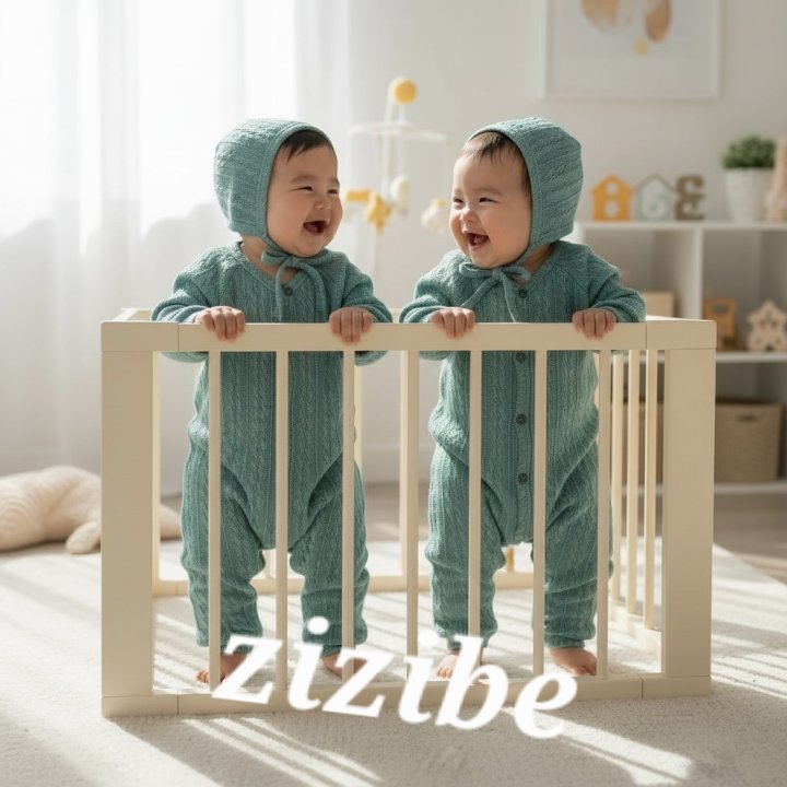 Zizibe - Korean Baby Fashion - #onlinebabyboutique - Ruby Knit Bodysuit (with Hat)