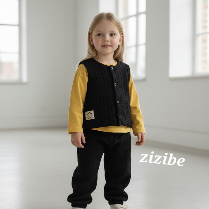 Zizibe - Korean Baby Fashion - #onlinebabyboutique - Ruby Knit Vest - 4