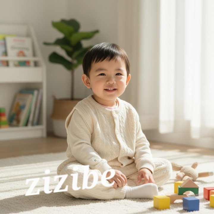 Zizibe - Korean Baby Fashion - #onlinebabyshop - Ruby Knit Jogger Pants - 4