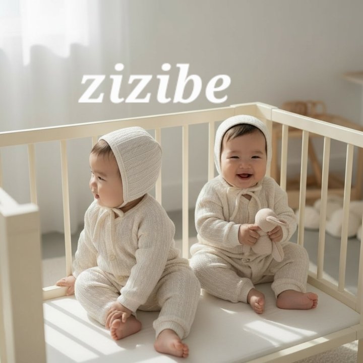 Zizibe - Korean Baby Fashion - #smilingbaby - Ruby Knit Bodysuit (with Hat) - 3