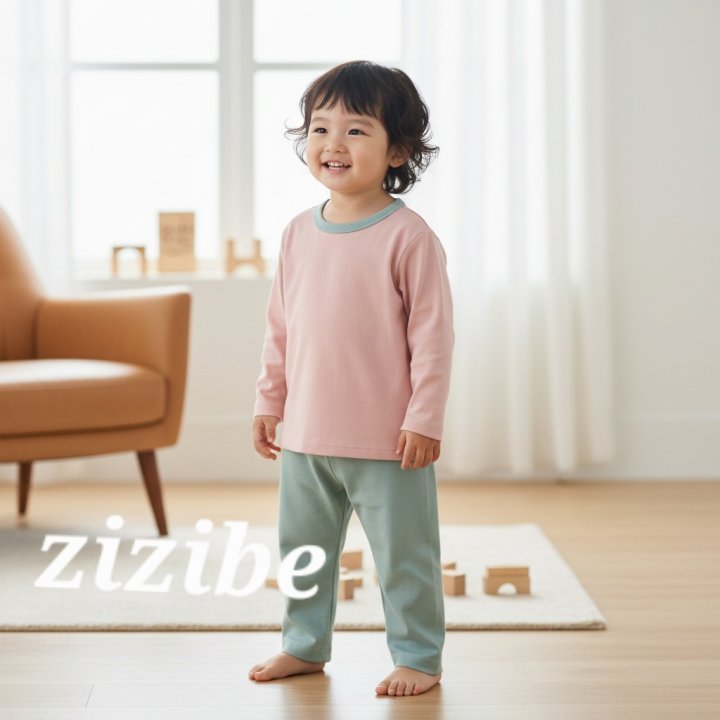 Zizibe - Korean Children Fashion - #Kfashion4kids - Ribbed Easywear - 8