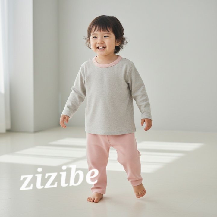 Zizibe - Korean Children Fashion - #discoveringself - Ribbed Easywear - 3