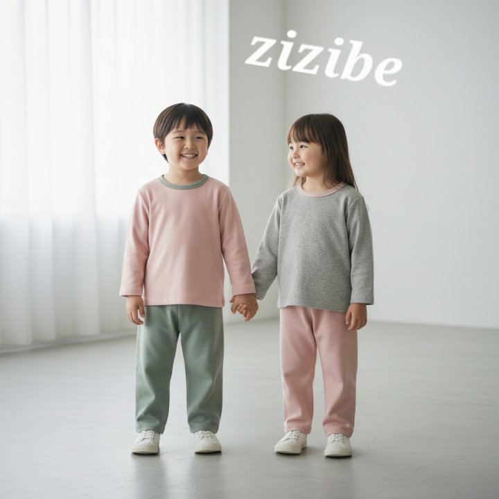 Zizibe - Korean Children Fashion - #littlefashionista - Ribbed Easywear - 9